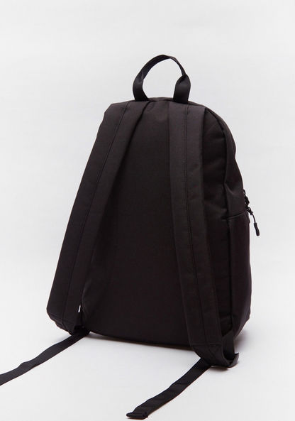 Kappa Logo Detail Backpack with Adjustable Shoulder Straps-BTS-image-1