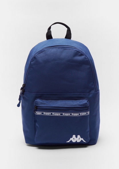 Kappa Logo Detail Backpack with Adjustable Shoulder Straps-BTS-image-0