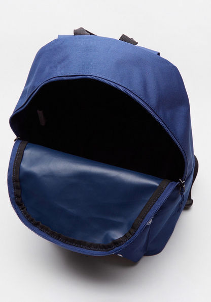 Kappa Logo Detail Backpack with Adjustable Shoulder Straps-BTS-image-4