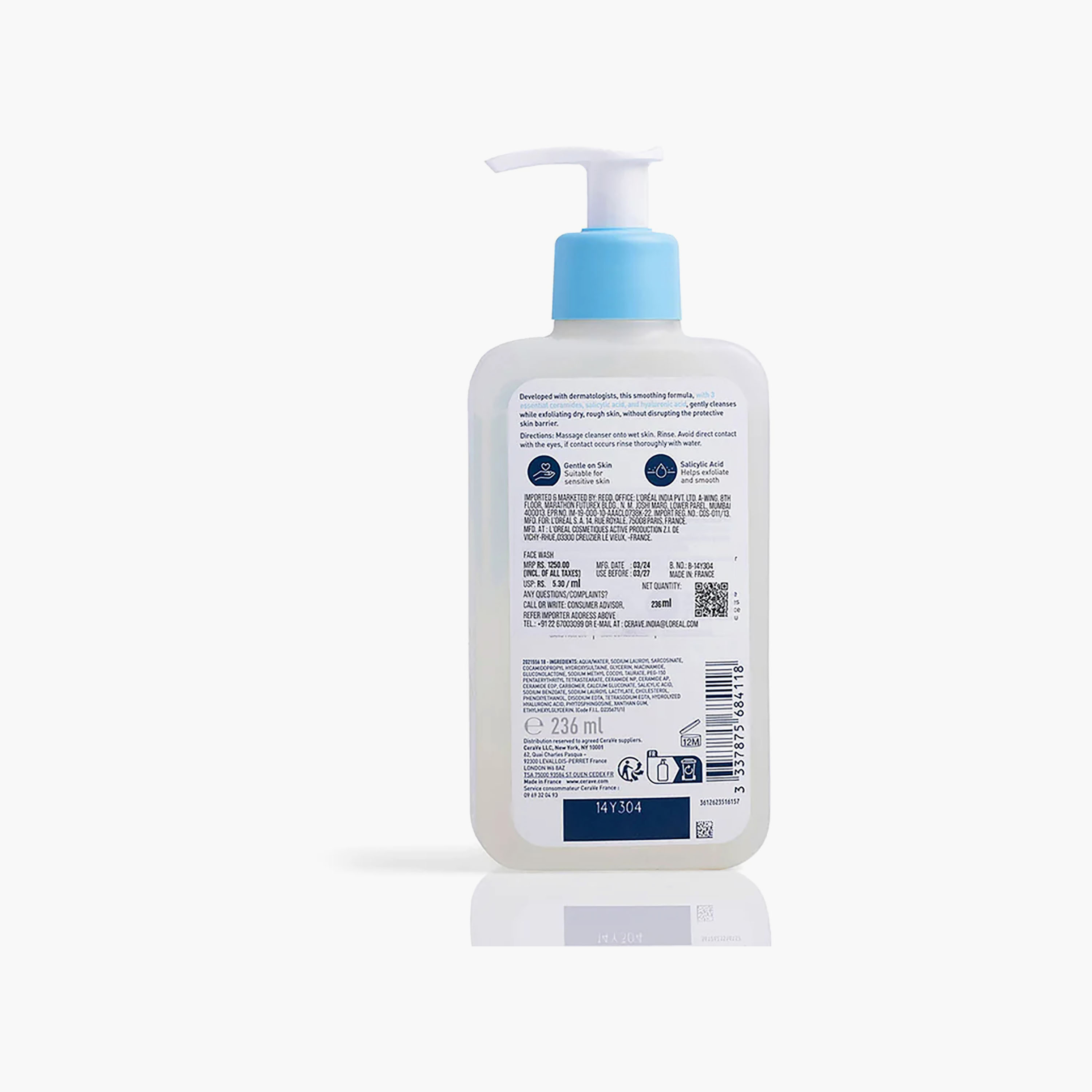 جل غسول "Sa" لتنعيم وتجديد البشرة الجافة والخشنة والمحفبة من سيرافي - 236 مل-beautyandpersonalcare-skin-cleansers-facewashandcleansers-image-2
