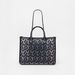 Missy Embroidered Shopper Bag with Chain Strap and Double Handle-Women%27s Handbags-thumbnailMobile-0