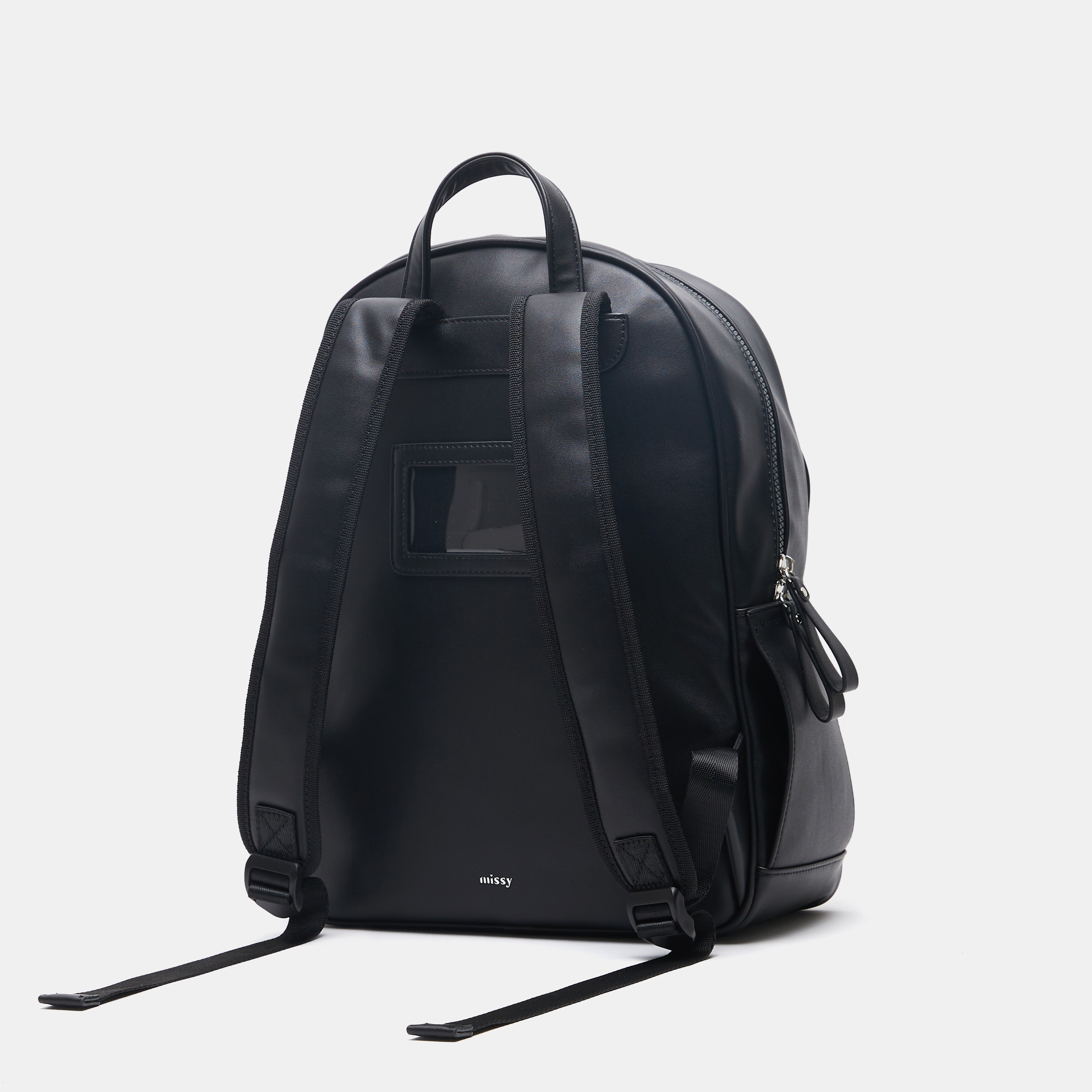 شنطة ظهر بسحّاب إغلاق وحمّالات كتف قابلة للتّعديل وطبعات من ميسي-women-bagsandwallets-backpacks-image-4