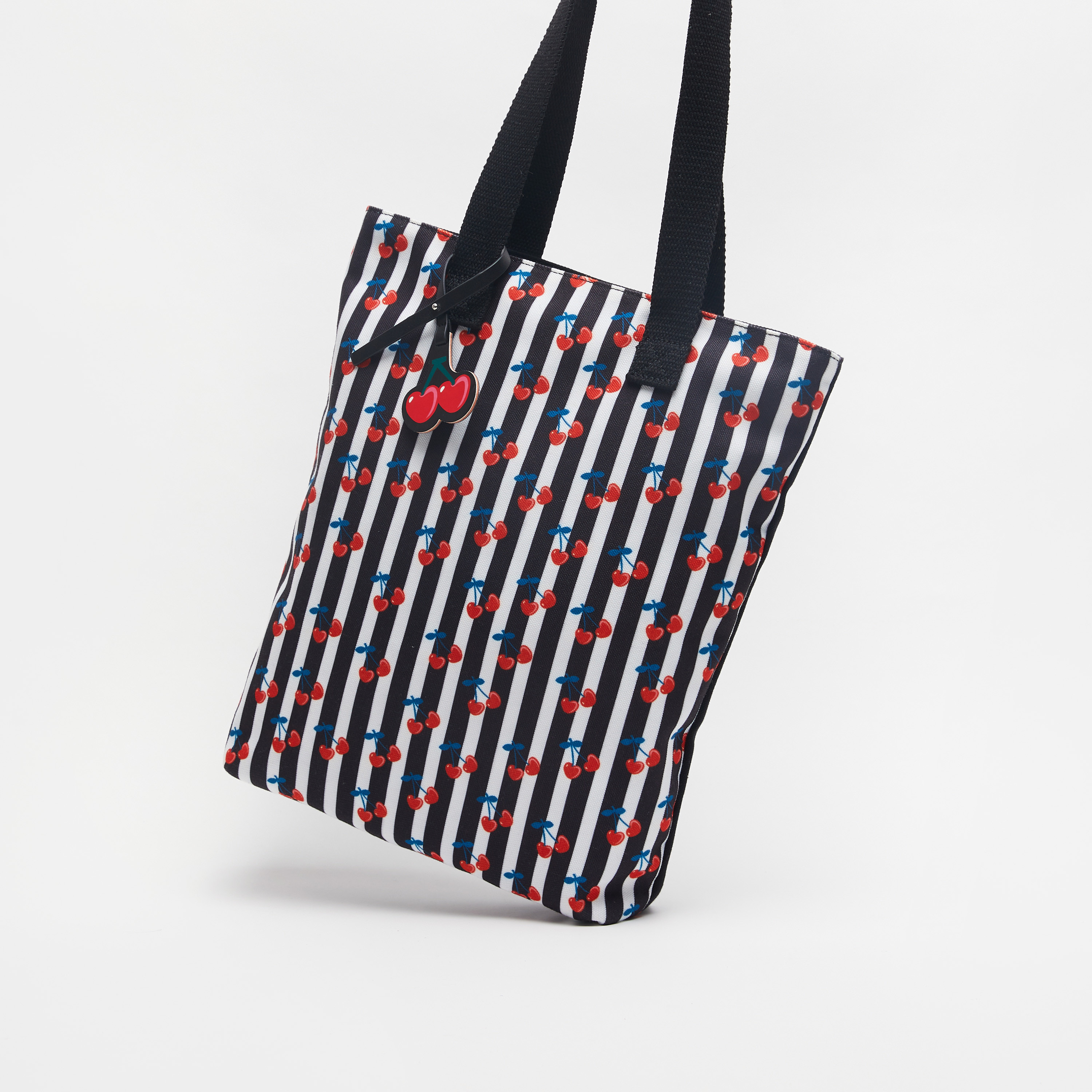 Missy Printed Shopper Bag with Shoulder Straps-women-bagsandwallets-handbags-image-2