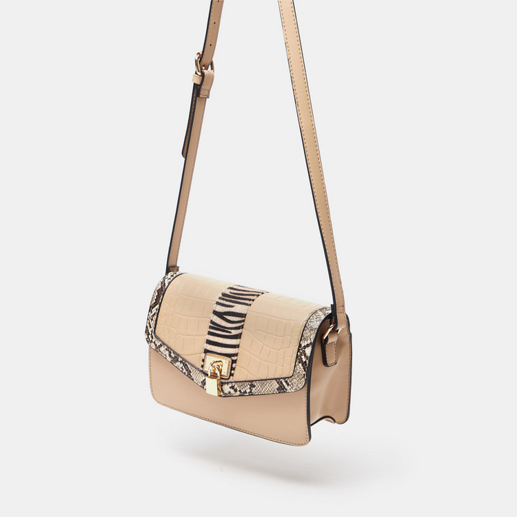 Jane Shilton Animal Print Crossbody Bag with Adjustable Strap