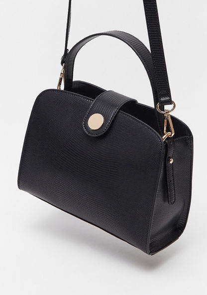 Jane Shilton Textured Tote Bag with Detachable Strap and Magnetic Closure
