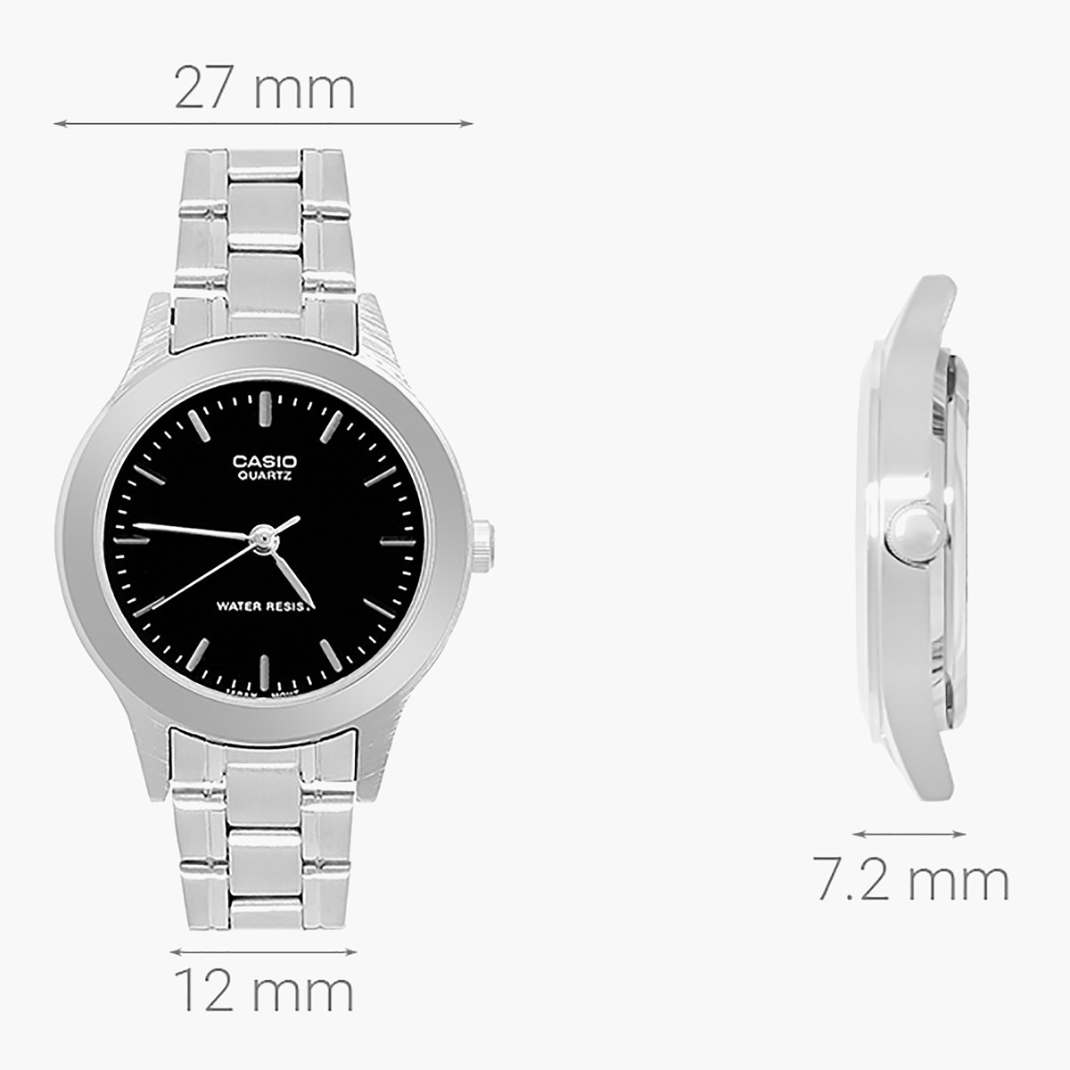 Casio Women Silver Analog Stainless Steel Strap Watch - LTP-1128A-1ARDF-women-watchesandjewellery-watches-image-2