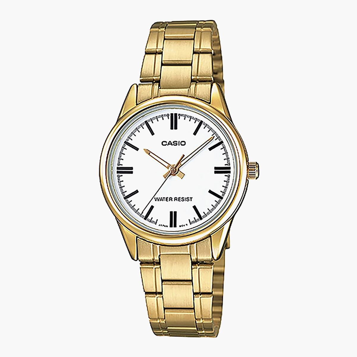 Casio Women Gold Analog Stainless Steel Strap Watch - LTP-V005G-7AUDF-women-watchesandjewellery-watches-image-1
