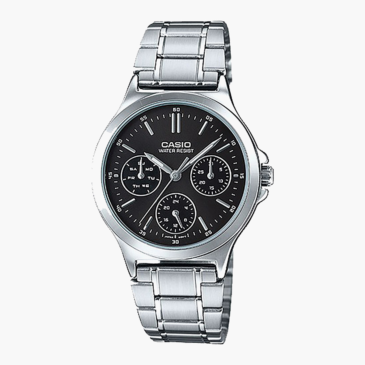 Casio Women Silver Analog Stainless Steel Strap Watch - LTP-V300D-1AUDF-women-watchesandjewellery-watches-image-1