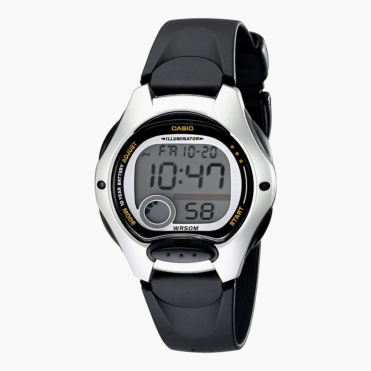 Casio Women Black Digital Resin Strap Watch - LW-200-1AVDF-women-watchesandjewellery-watches-image-1