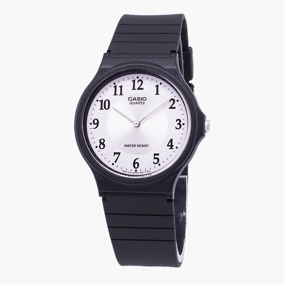 ساعة كاسيو يونيسكس بعقارب سوداء بحزام راتنج - MQ-24-7B3LDF-men-watchesandjewellery-watches-image-1