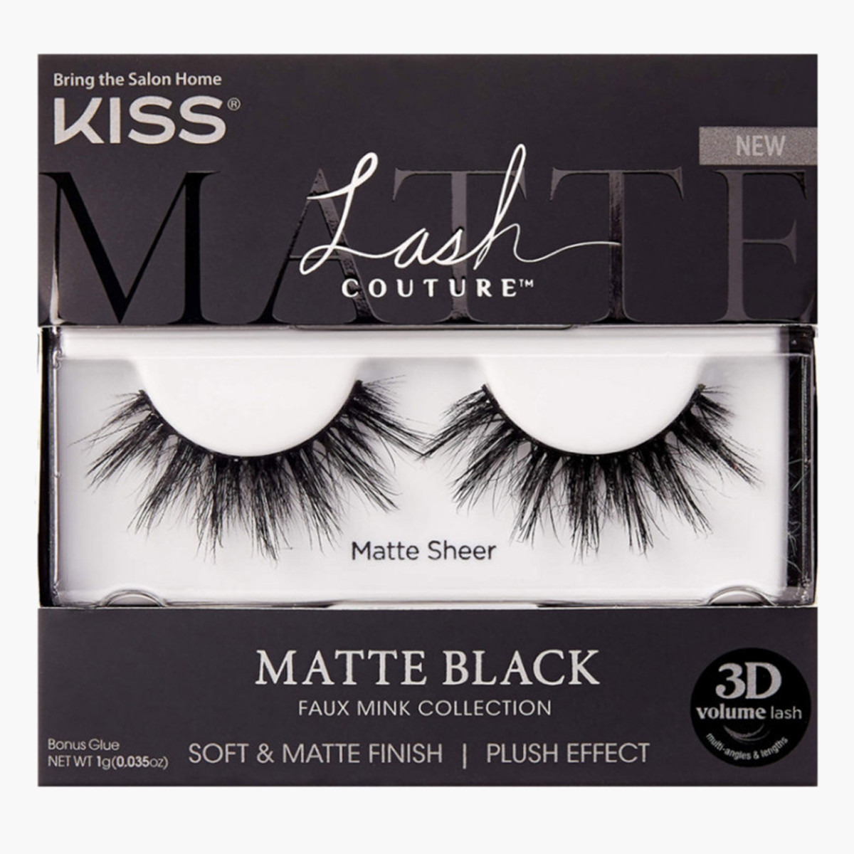 Kiss Cosmetics Lash Faux Mink 3D Matte False Eyelashes-beautyandpersonalcare-makeup-eyes-falselashes-image-1