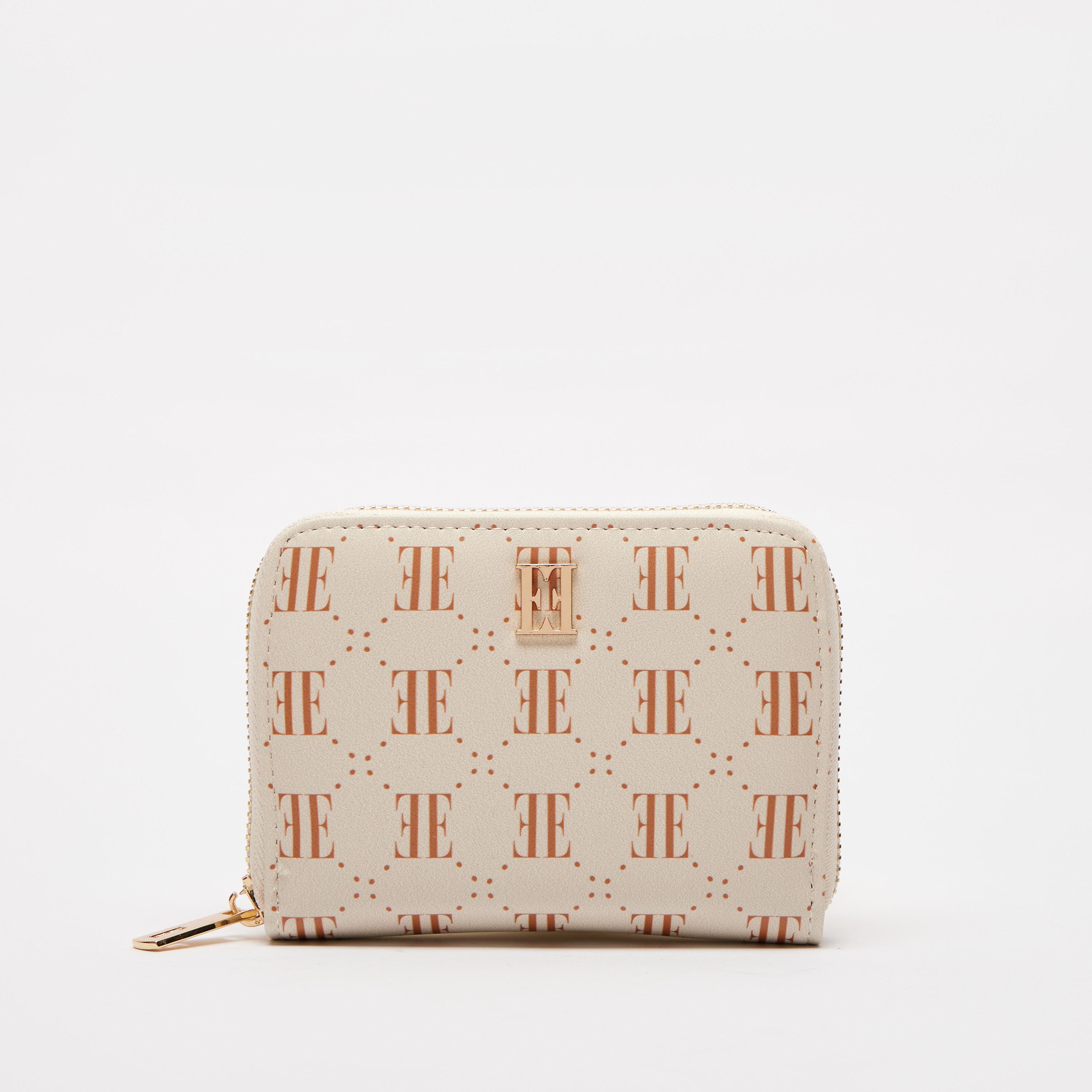 ELLE Monogram Print Zip Around Wallet-women-bagsandwallets-wallets-image-1