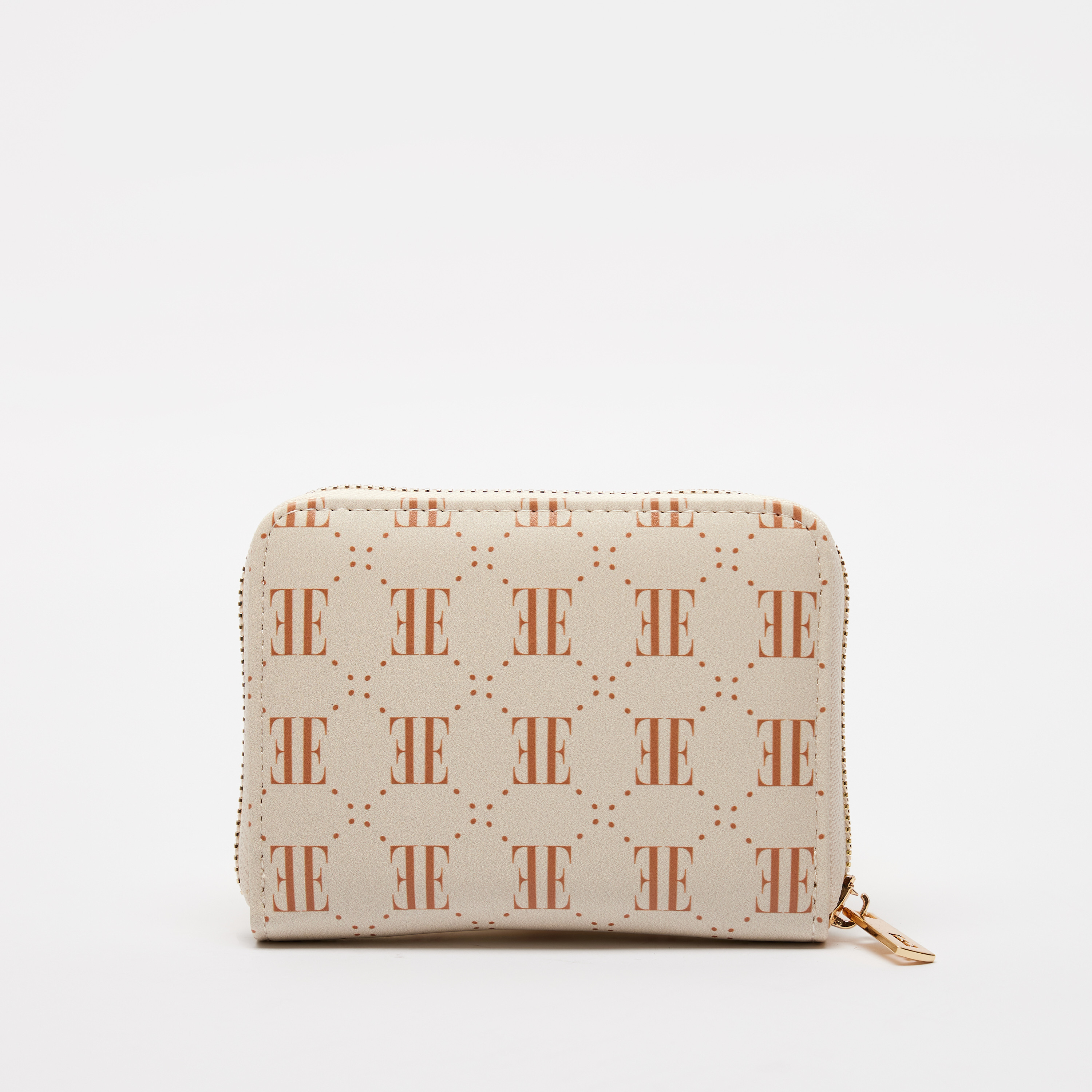 ELLE Monogram Print Zip Around Wallet-women-bagsandwallets-wallets-image-2