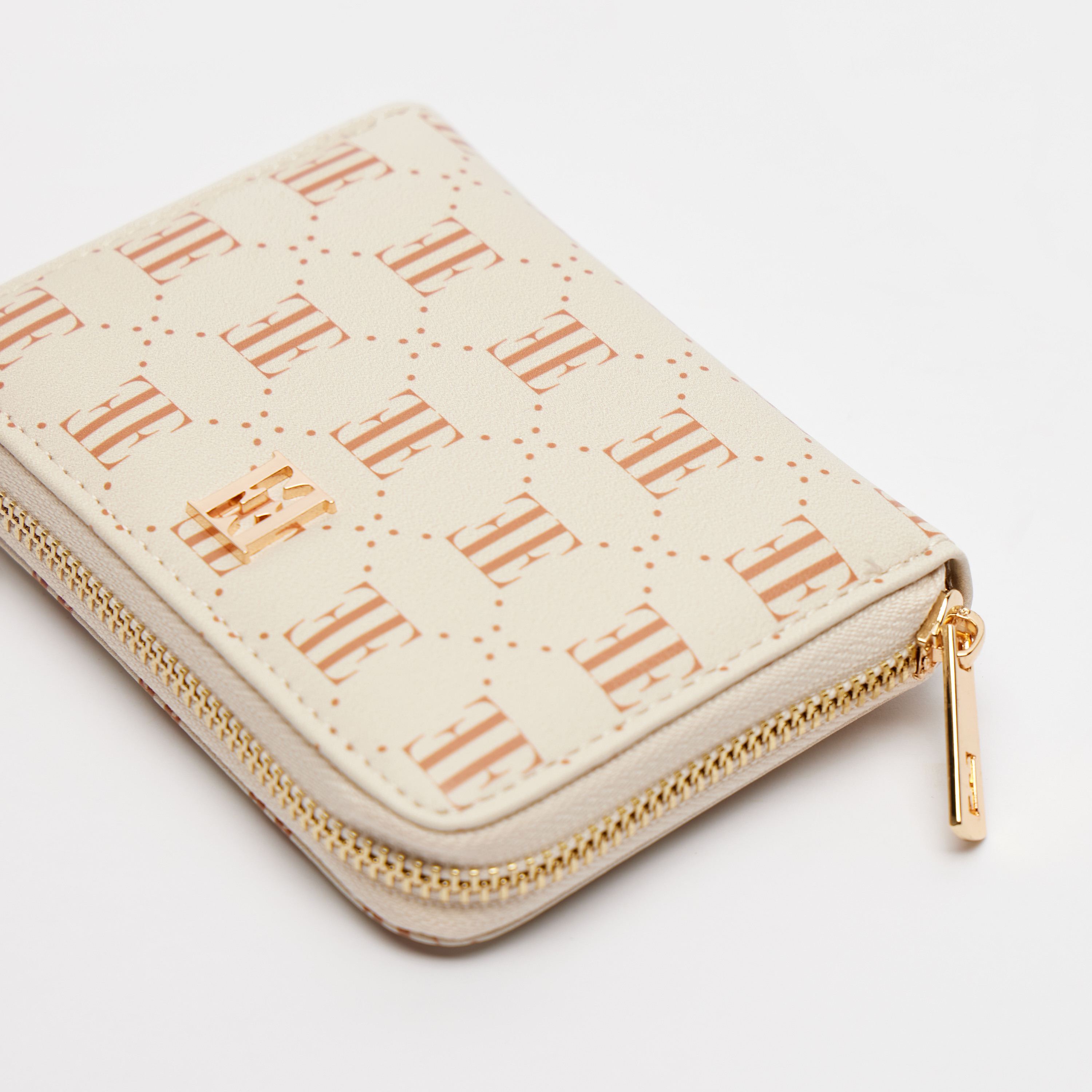 ELLE Monogram Print Zip Around Wallet-women-bagsandwallets-wallets-image-3