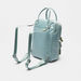 Lee Cooper Logo Print Backpack with Adjustable Straps-Women%27s Backpacks-thumbnailMobile-1