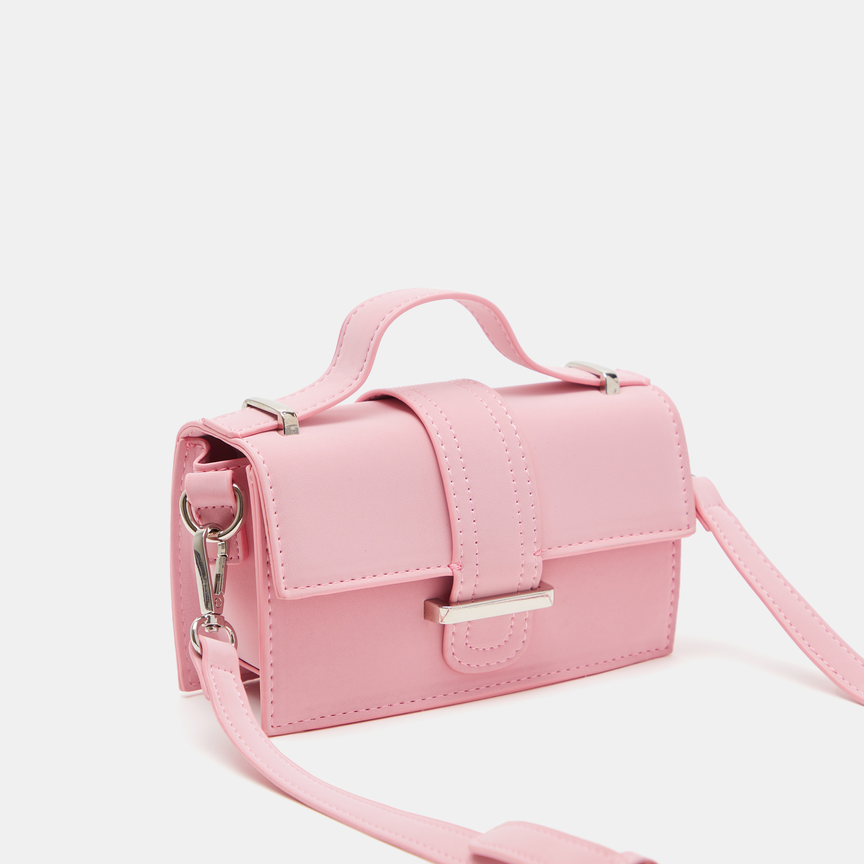 شنطة كروس بودي سادة بحزام قابل للتّعديل مع شنطة صغيرة من هادانا-women-bagsandwallets-handbags-image-3