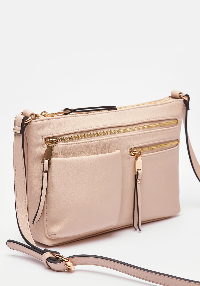 Celeste Solid Crossbody Bag with Adjustable Strap-Women%27s Handbags-image-2