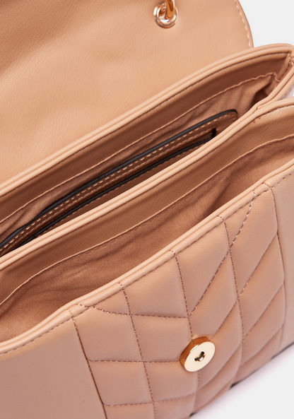 Celeste Quilted Satchel Bag with Detachable Strap