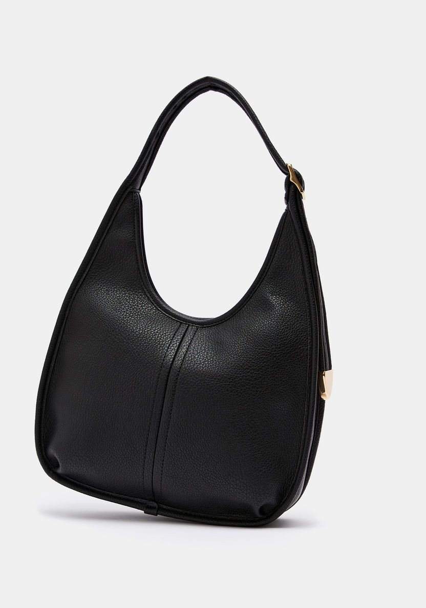 Celeste Textured Hobo Bag with Adjustable Strap-Women%27s Handbags-image-1