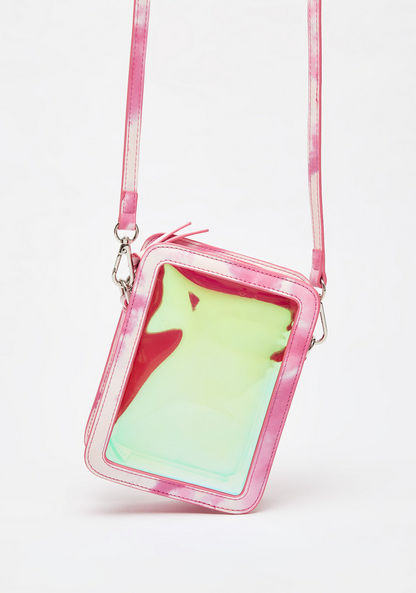 Missy Irridescent Crossbody Bag with Detachable Strap and Zip Closure-Women%27s Handbags-image-1
