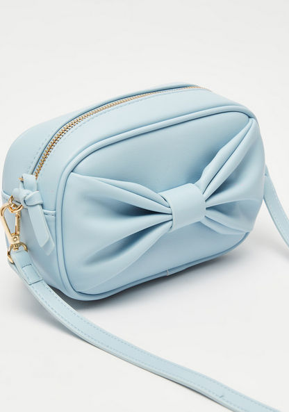 Missy Bow Detail Crossbody Bag with Detachable Strap