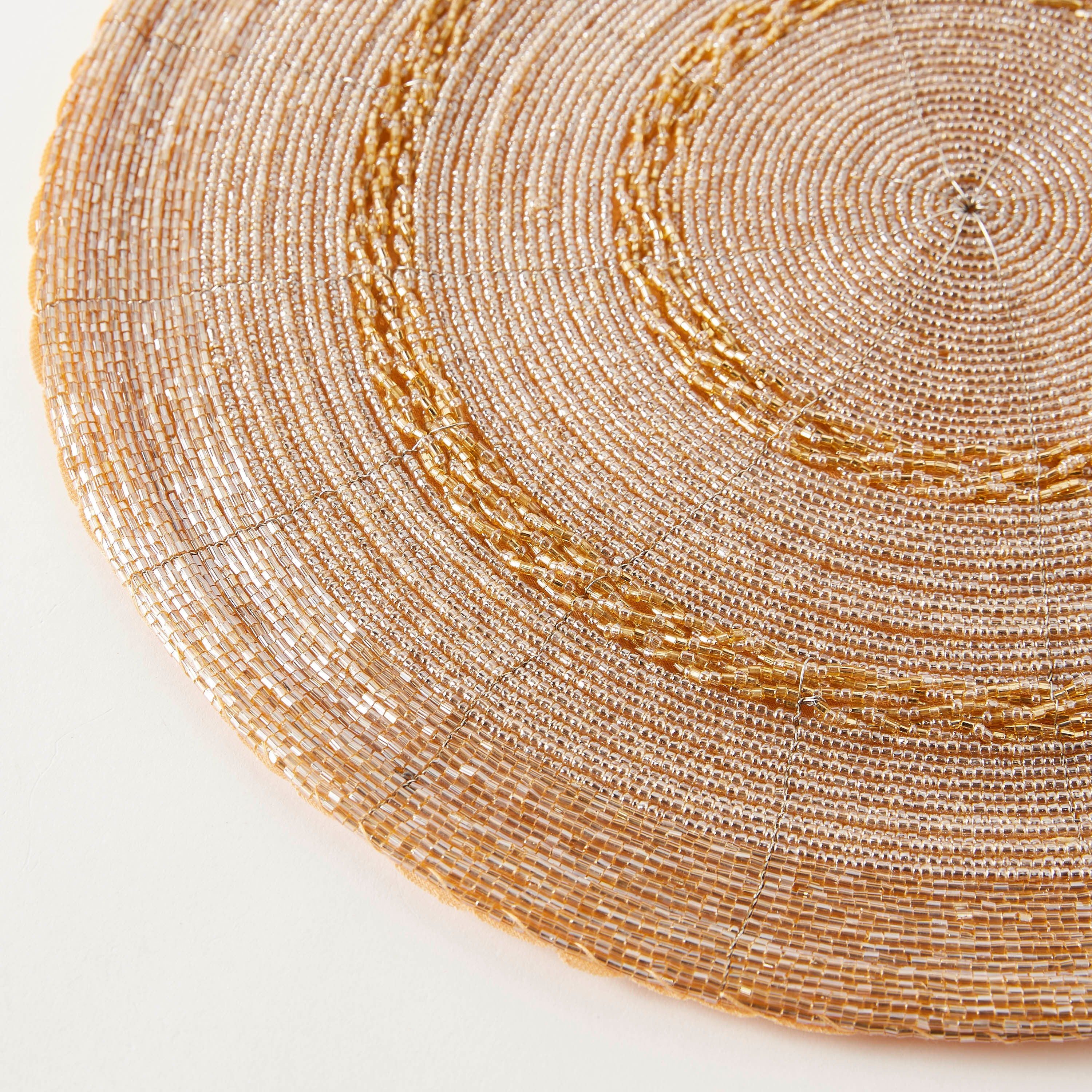 Bead Embellished Placemat - 35 cms-household-dining-tablelinen-placemats-image-3