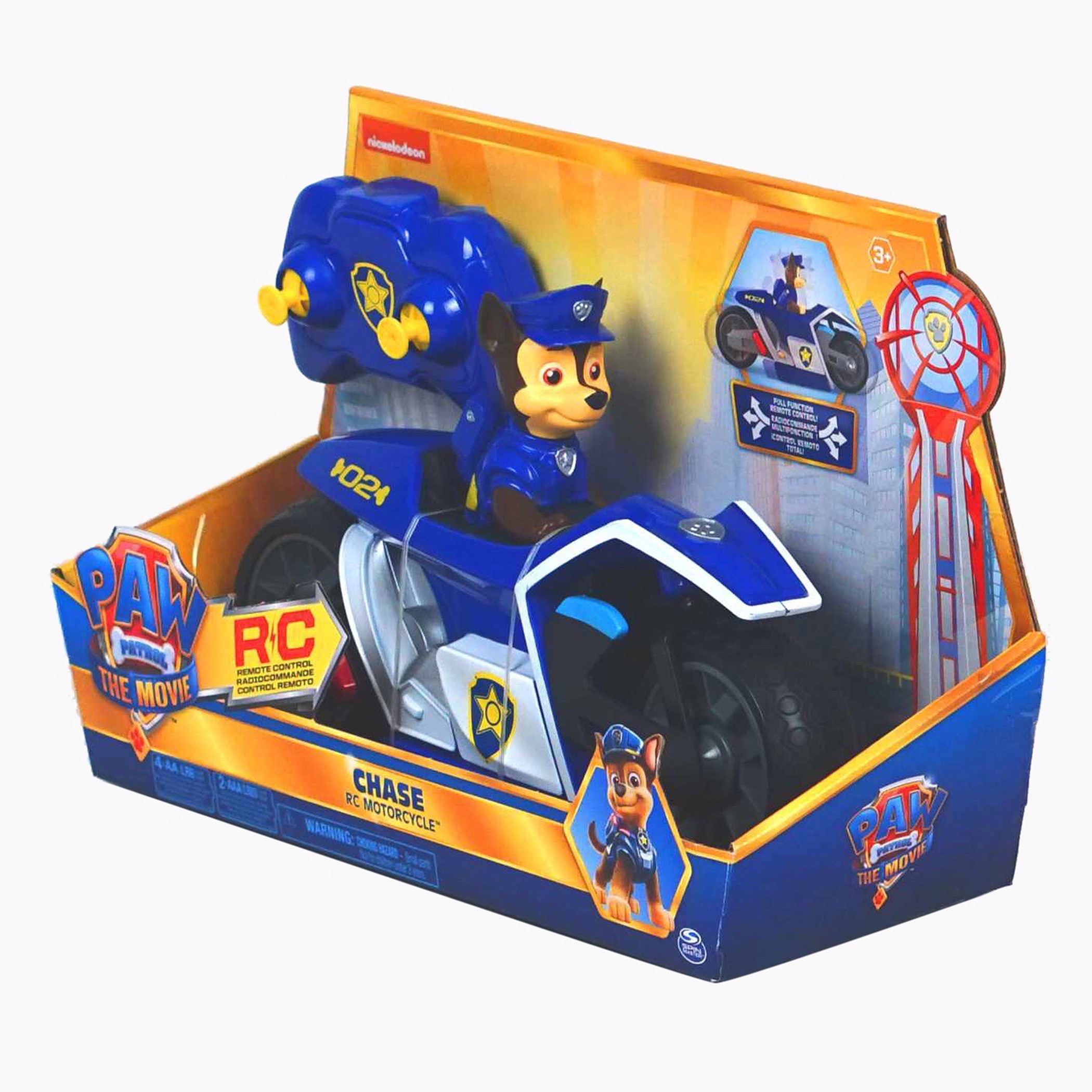 PAW Patrol Movie Chase Remote Control Motorcycle-toys-remotecontrolledvehicles-rccars-image-2