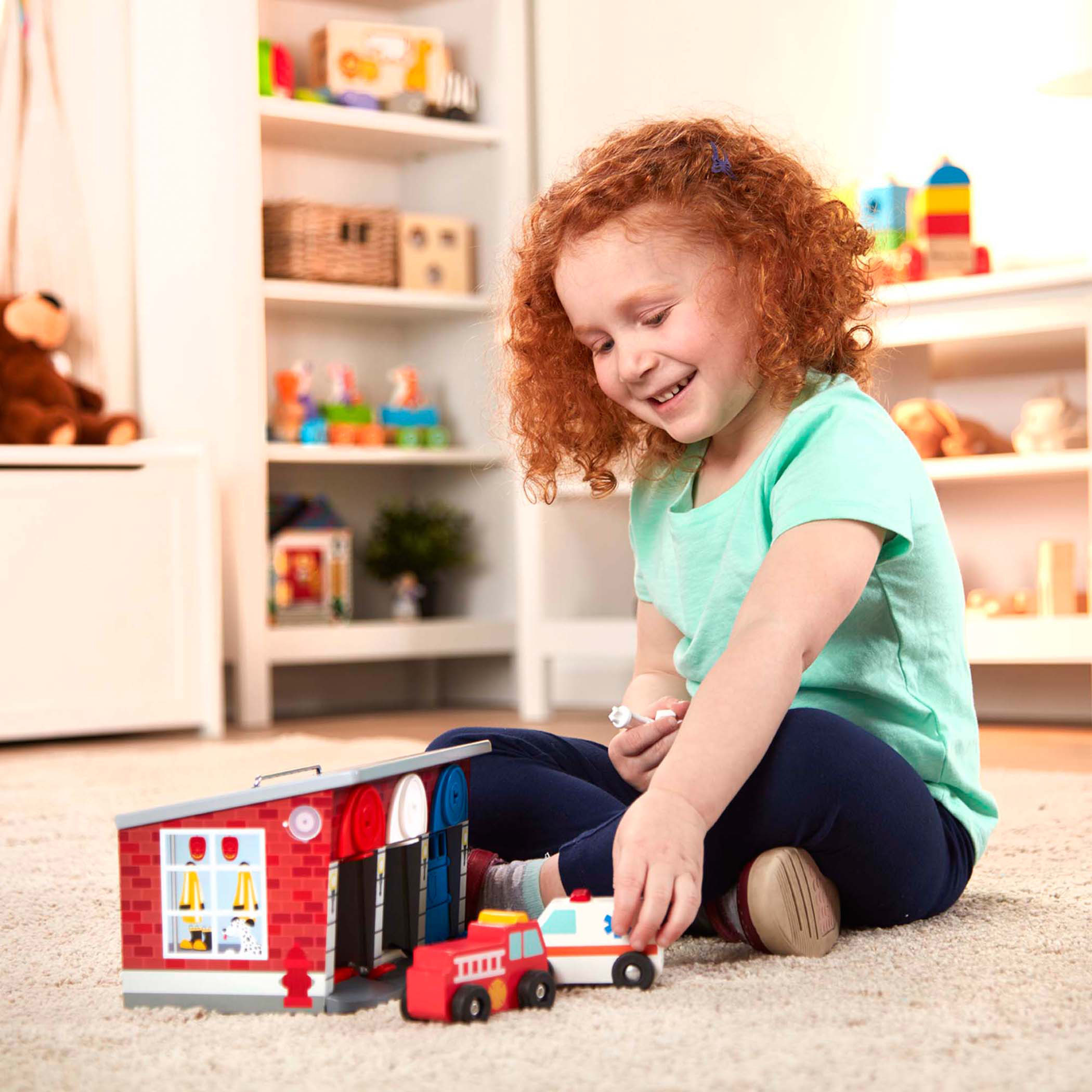 Melissa and doug deals garage with keys