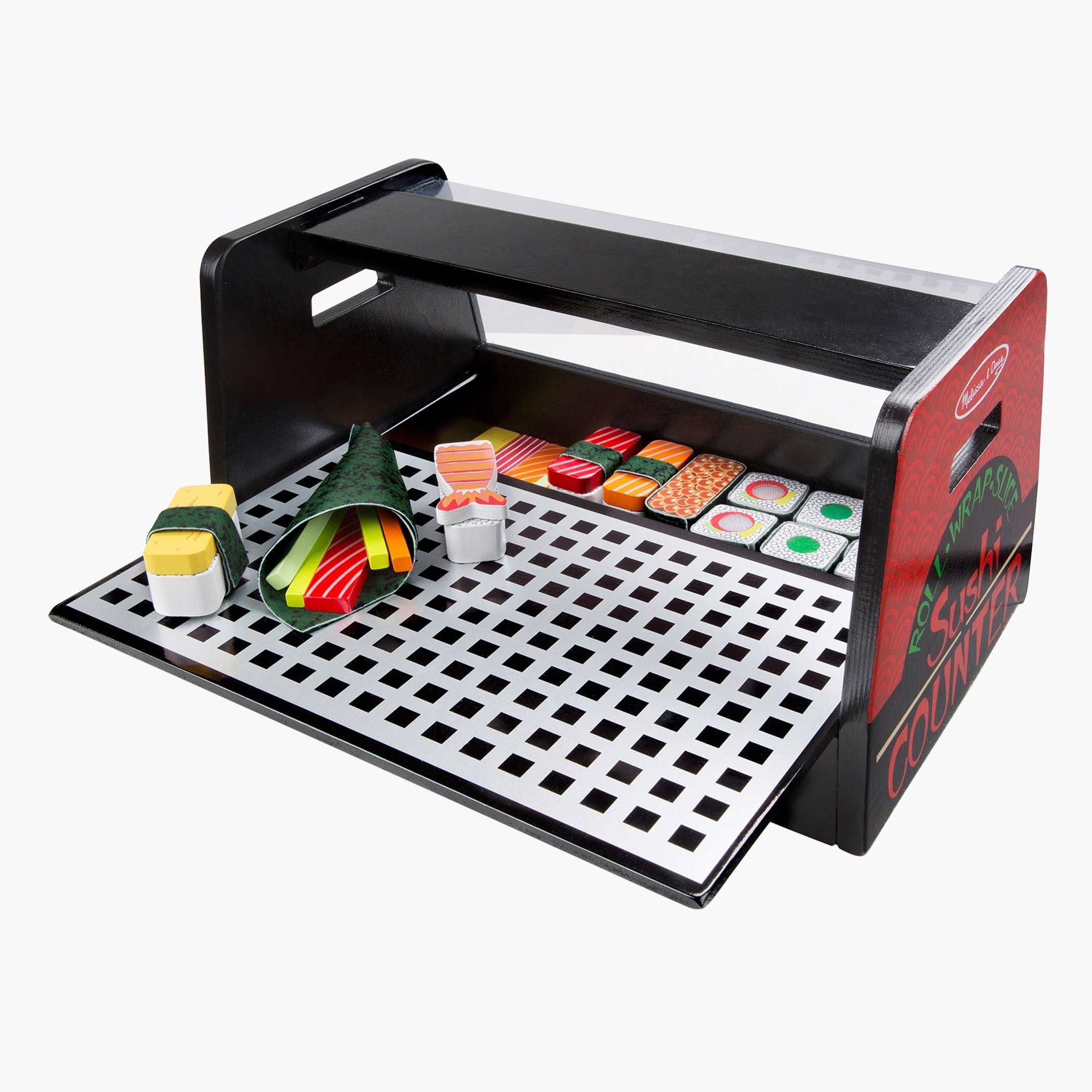 Buy Melissa Doug Roll Wrap and Slice Sushi Counter Playset Online Babyshop UAE