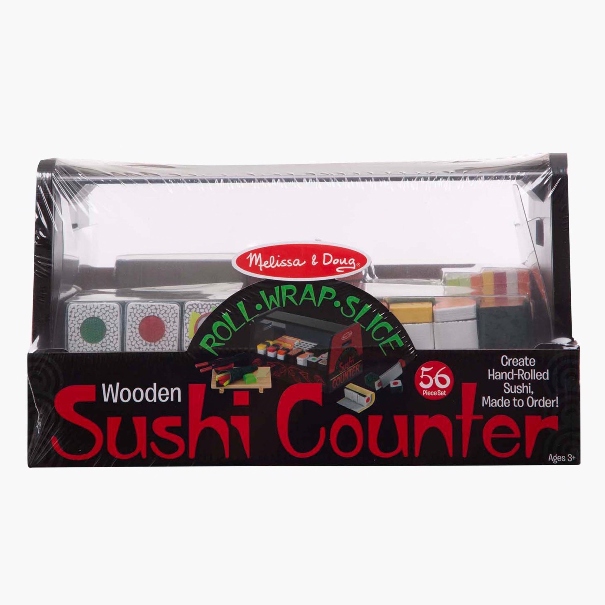 Buy Melissa Doug Roll Wrap and Slice Sushi Counter Playset Online Babyshop UAE