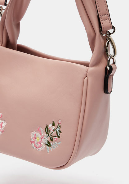 Missy Embroidered Crossbody Bag with Detachable Strap