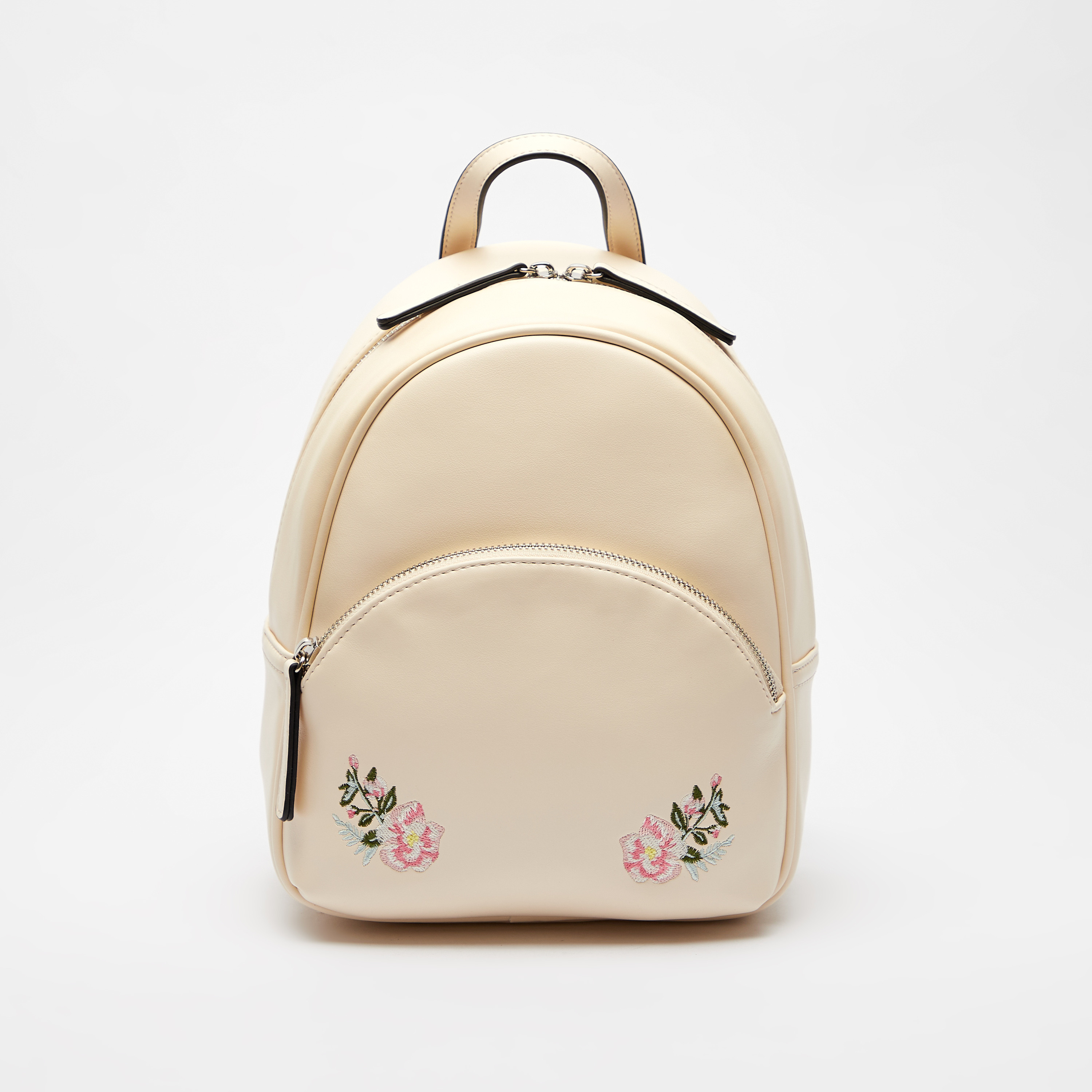 Shop Missy Embroidered Zipper Backpack 