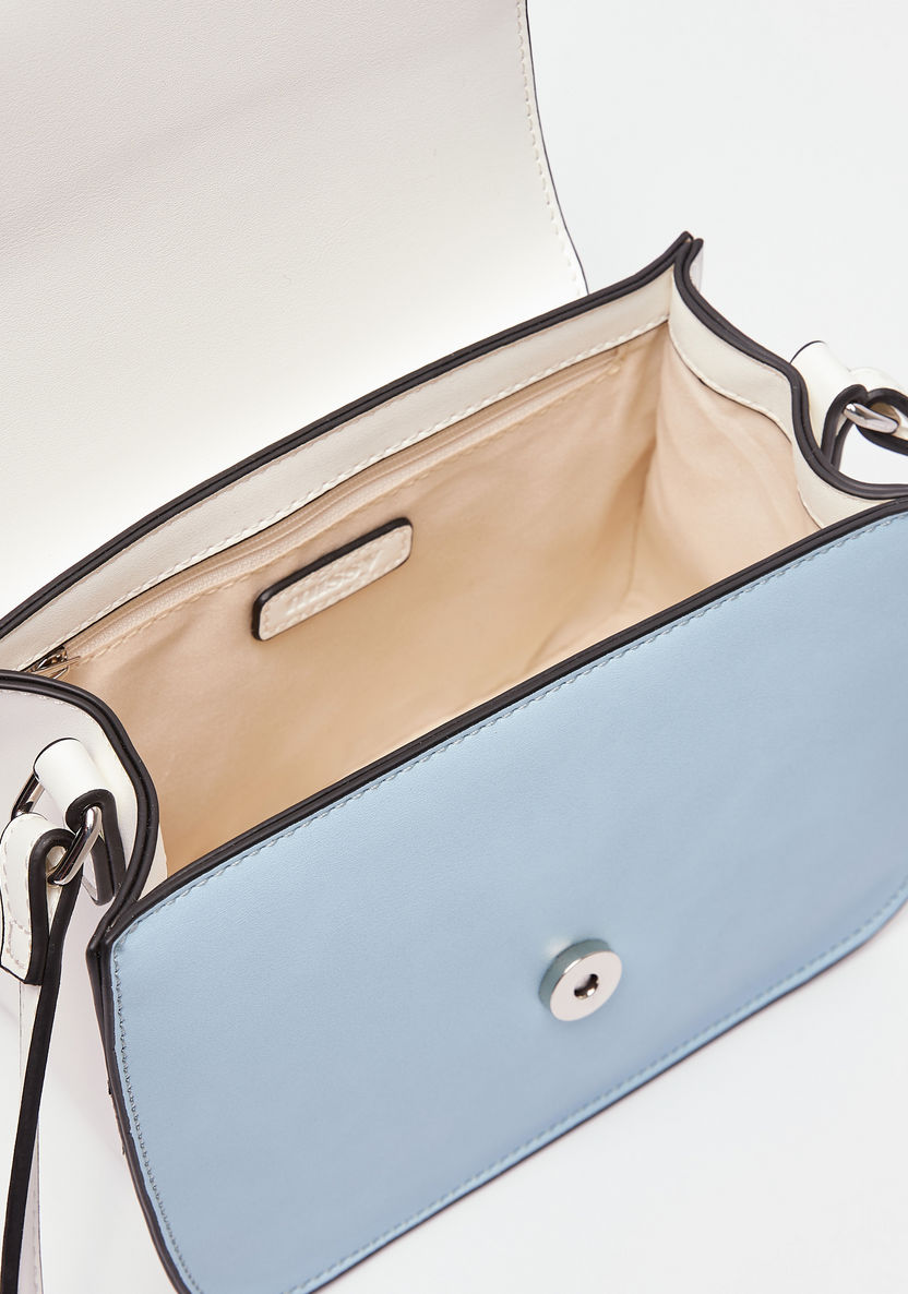 Missy Colourblocked Crossbody Bag with Buckle Accent-Women%27s Handbags-image-4