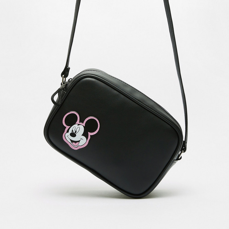 Missy Disney Mickey Mouse Print Crossbody Bag