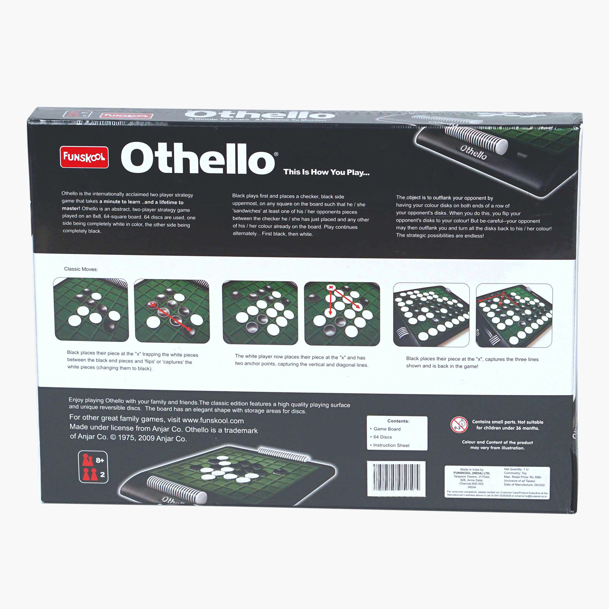 Funskool Othello Board Game-toys-blocksandpuzzles-image-4