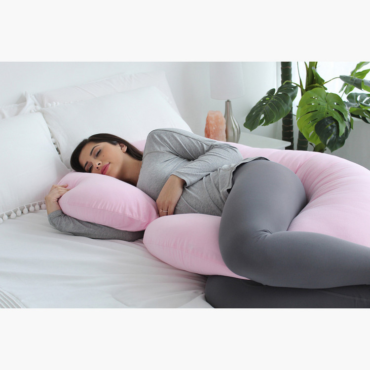 Solid C-Shape Pillow