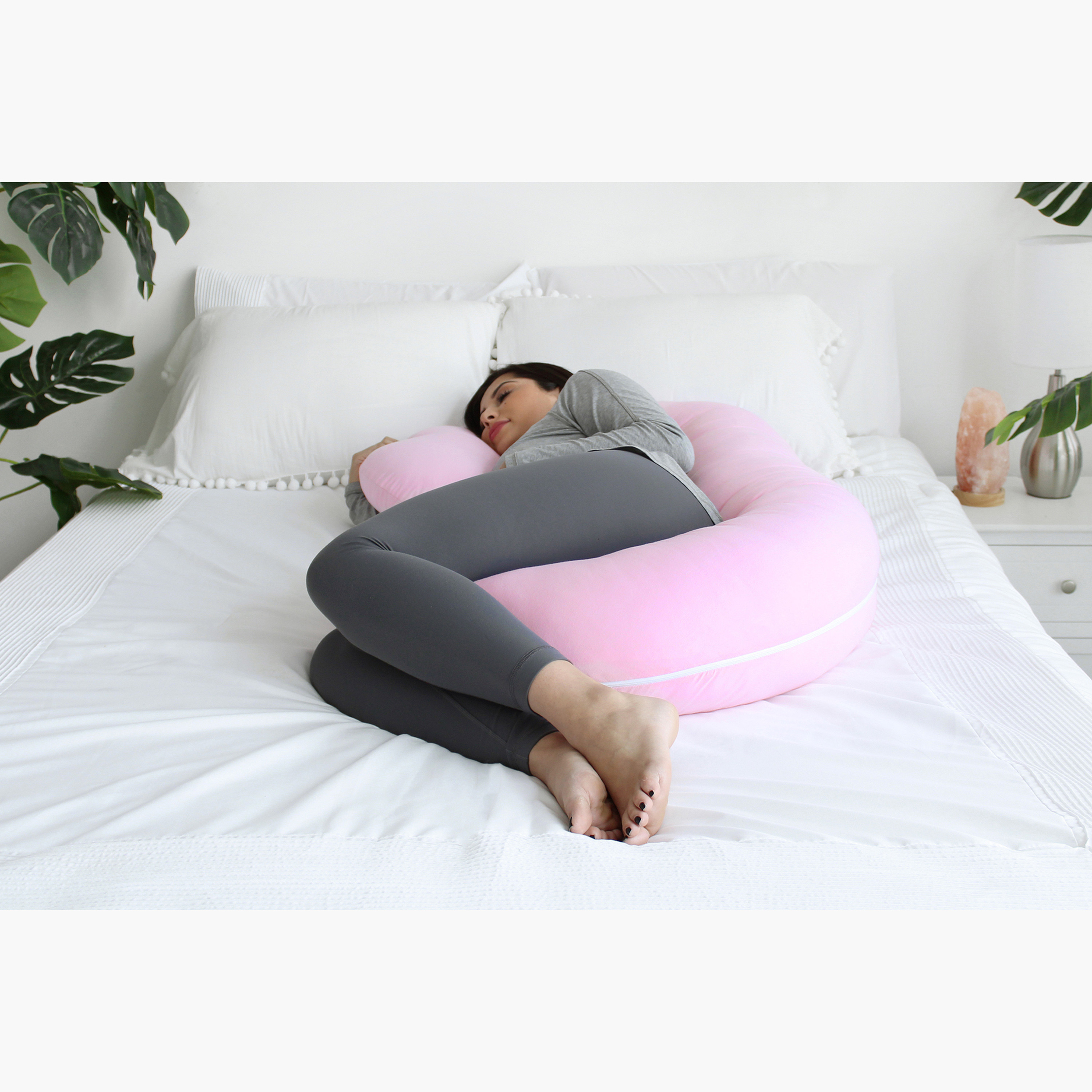 Solid C-Shape Pillow-baby-feeding-breastfeedingandcare-image-4