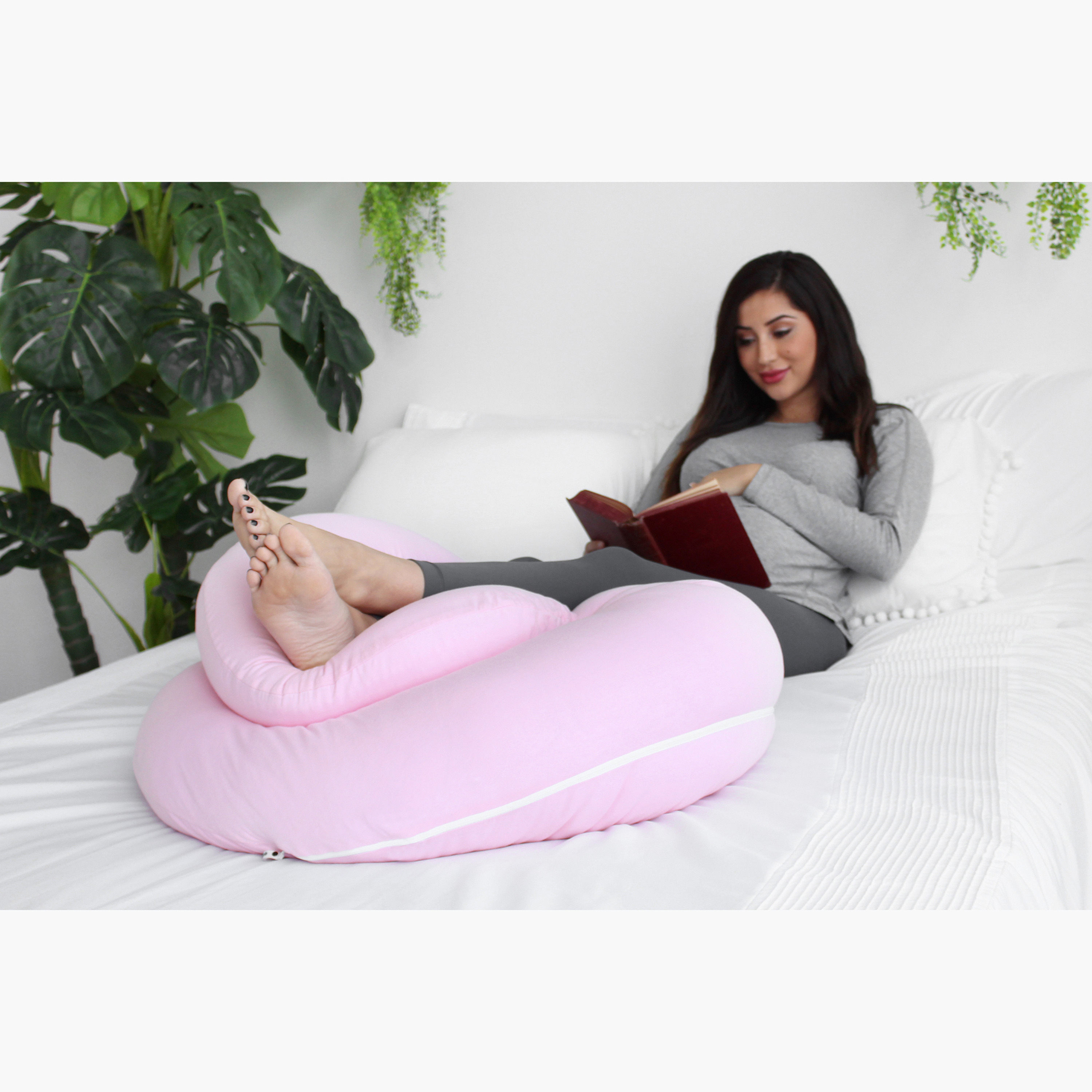 Solid C-Shape Pillow-baby-feeding-breastfeedingandcare-image-9