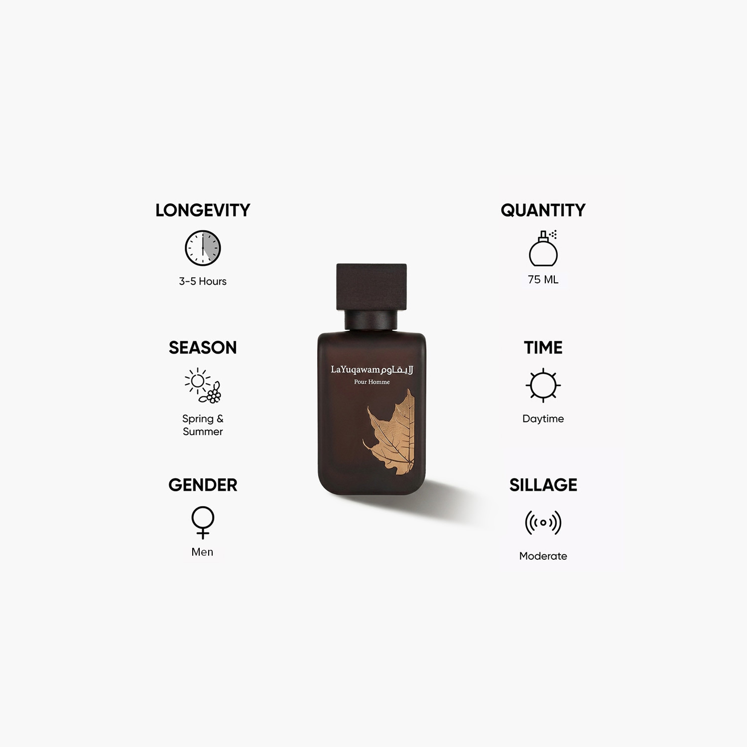 Rasasi La Yuqawam Eau De Parfum Spray for Men - 75 ml-beautyandpersonalcare-fragrance-men-image-5