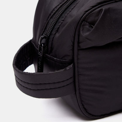 Wave Solid Travel Bag with Zip Closure and Grab Handle