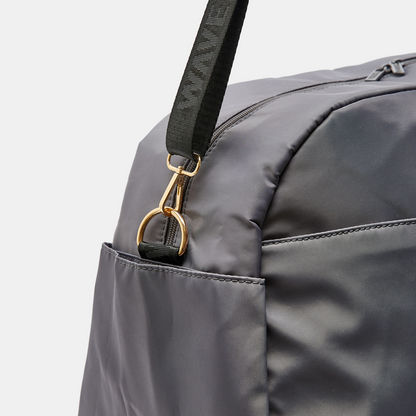Wave Solid Duffle Bag with Double Handles-Duffle Bags-image-4