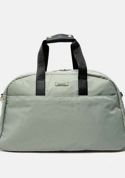 Wave Solid Duffle Bag with Double Handles-Duffle Bags-image-0