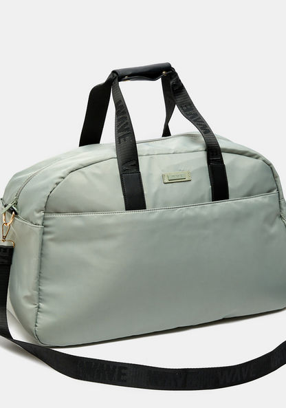 Wave Solid Duffle Bag with Double Handles-Duffle Bags-image-1