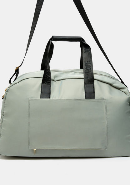 Wave Solid Duffle Bag with Double Handles-Duffle Bags-image-2