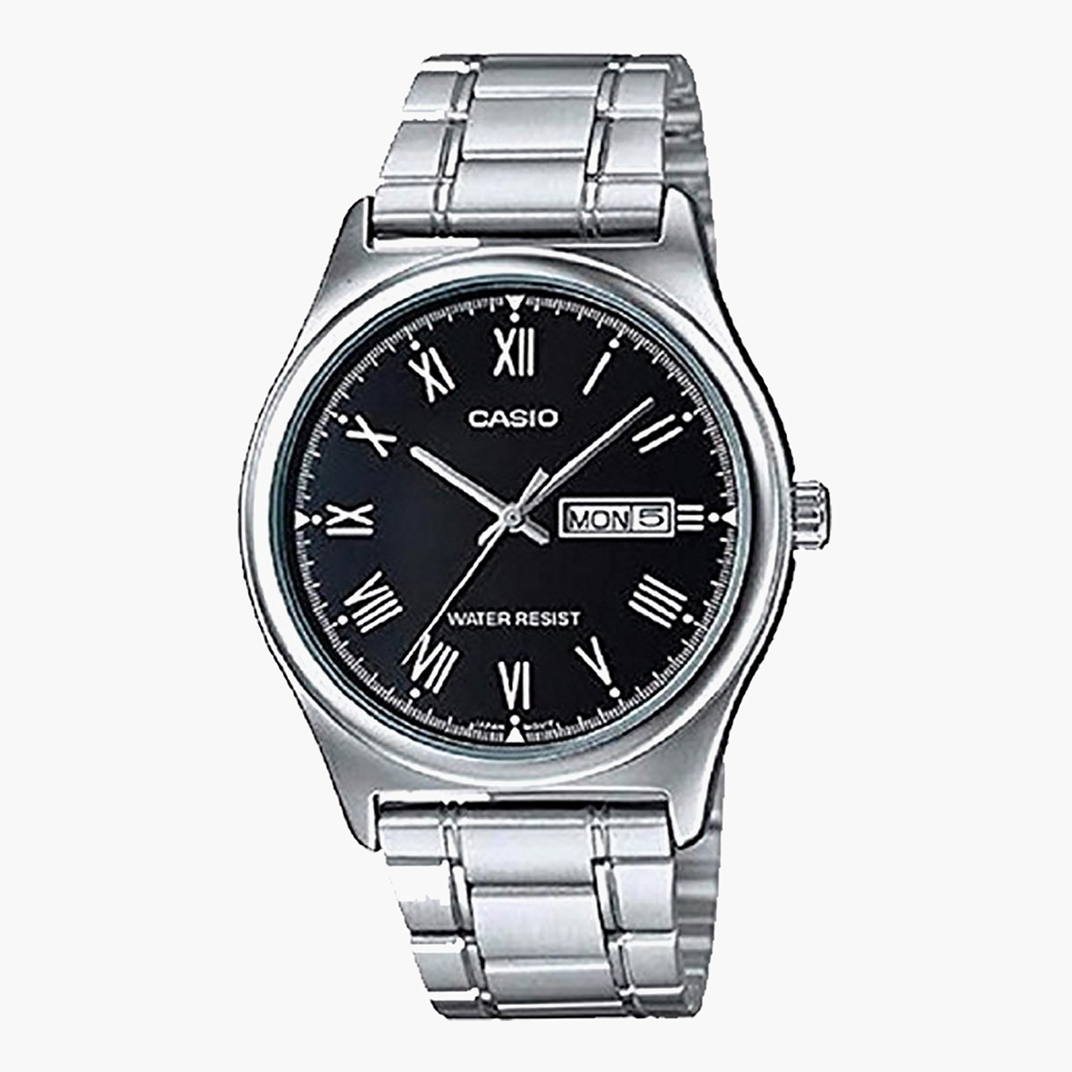 LTP-V006D-1BUDF- راقب حزام ستانليس ستيل تناظرية فضة للنساء كاسيو-women-watchesandjewellery-watches-image-1
