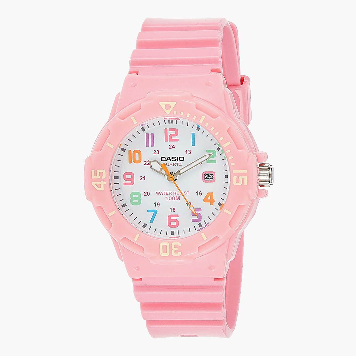 LRW-200H-4B2VDF- راقب حزام راتنج تناظرية لون القرنفل للنساء كاسيو-women-watchesandjewellery-watches-image-1