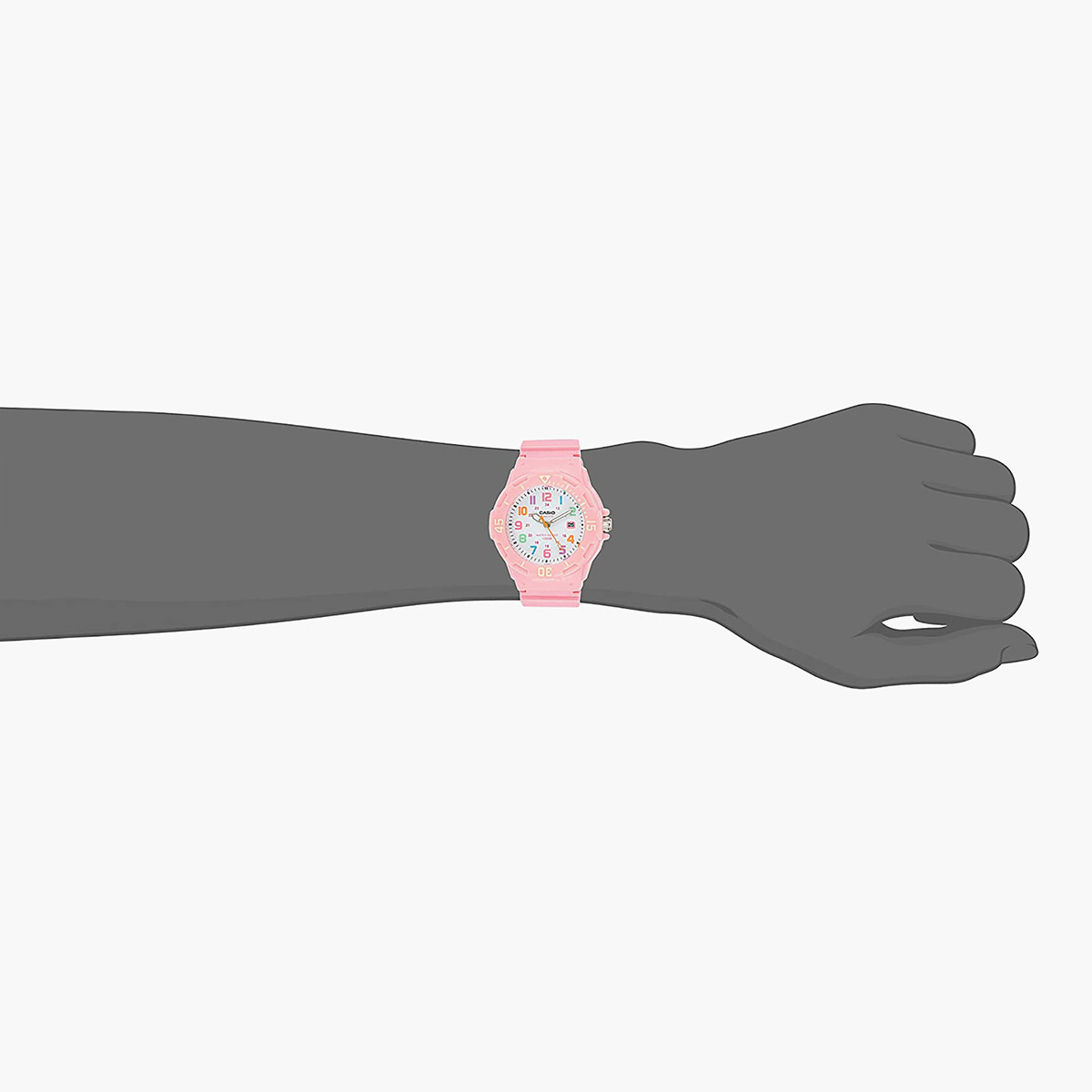 LRW-200H-4B2VDF- راقب حزام راتنج تناظرية لون القرنفل للنساء كاسيو-women-watchesandjewellery-watches-image-2