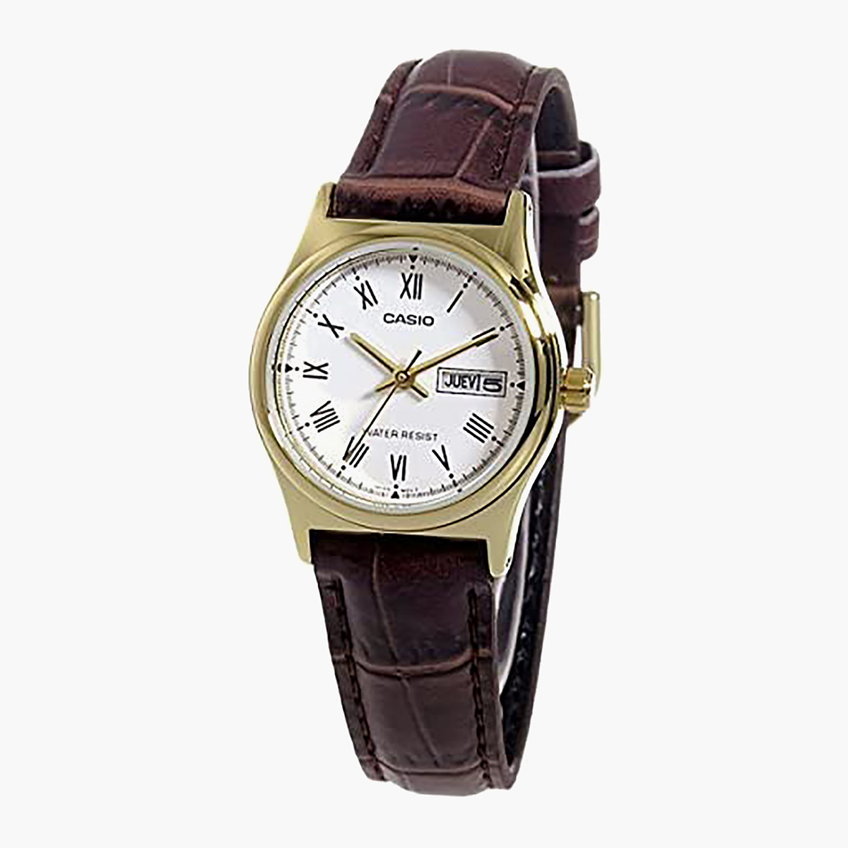 Casio Women Brown Analog Leather Strap Watch - LTP-V006GL-9BUDF-women-watchesandjewellery-watches-image-2
