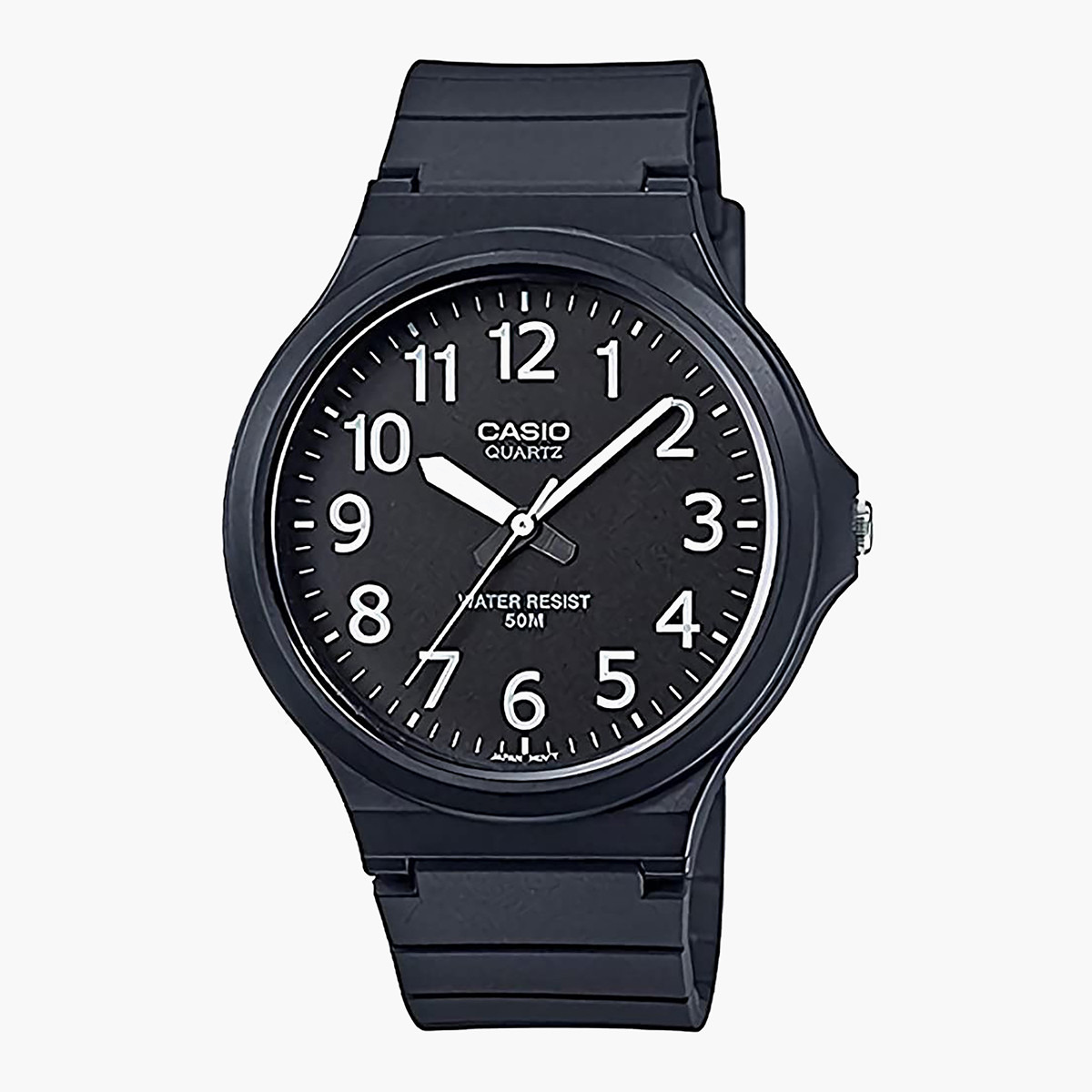 Casio Men Black Analog Resin Strap Watch - MW-240-1BVDF-men-watchesandjewellery-watches-image-1