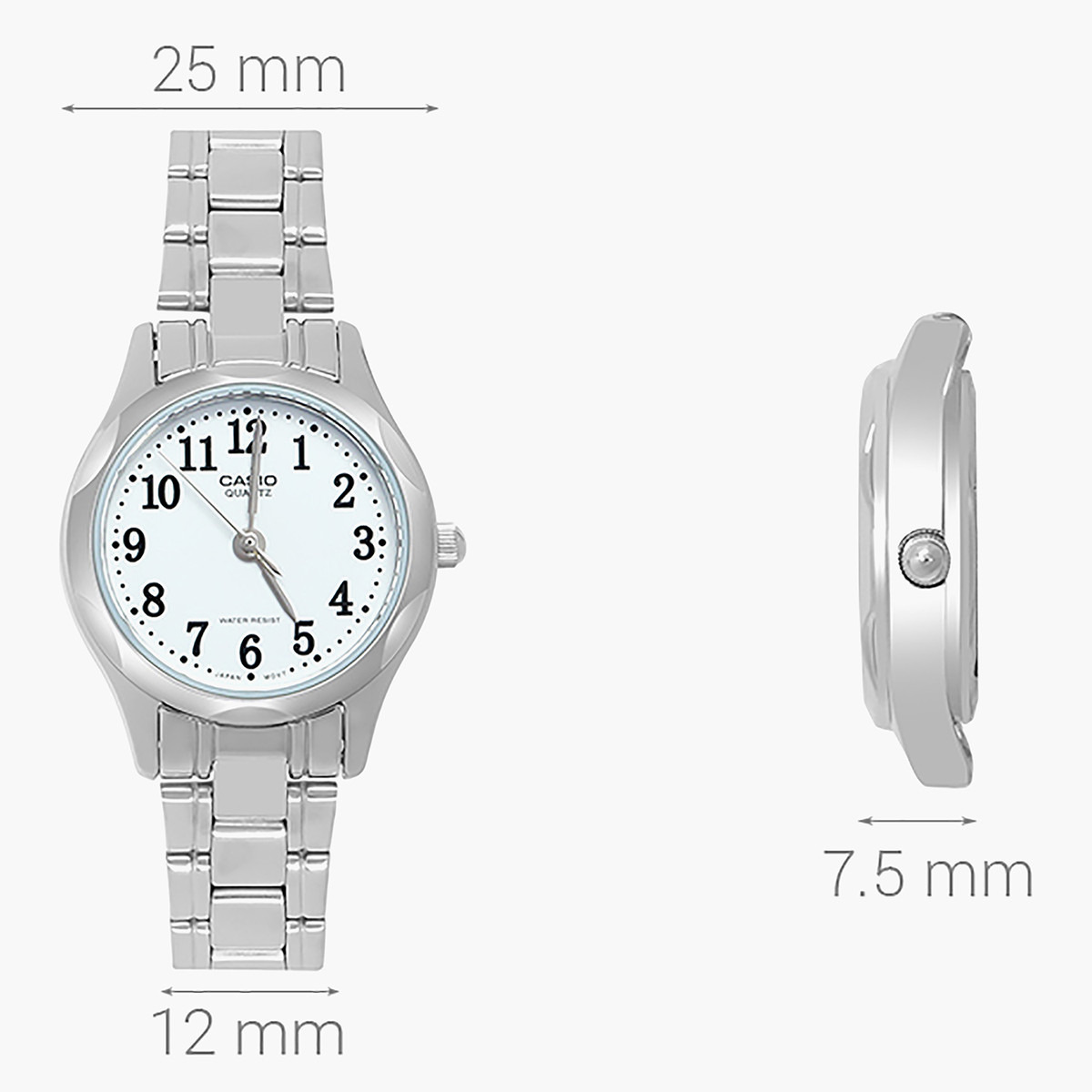 LTP-1275D-7BDF- راقب حزام ستانليس ستيل تناظرية فضة للنساء كاسيو-women-watchesandjewellery-watches-image-2